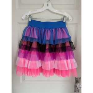 Target Take Pride Womens SZ XS Tiered Tulle Multicolor Tutu Skirt Elastic Waist
